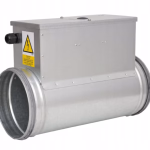 Kanavalämmittimen avulla tilaan siirrettävää ilmaa voidaan lämmittää tarpeen mukaan.