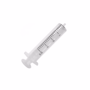 Kuvassa 12 ml mittaruisku joka on tarkoitettu muidenmuassa kasviravinteiden mittaamiseen.