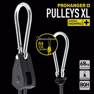 Garden HighPron XL hangerilla ripustat painavemmatkin kohteet.