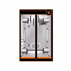 Kuvassa on laadukas 120 cm leveä kasvatusteltta. Tämänkin löydät Jusarakin valikoimasta.